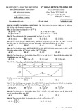 Đề thi KSCL môn Toán lớp 12 năm 2024-2025 - Trường THPT Chuyên Lê Hồng Phong, Nam Định