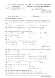 Đề thi KSCL môn Toán lớp 11 năm 2023-2024 có đáp án - Trường THPT Lê Hồng Phong, Thanh Hóa (Lần 1)