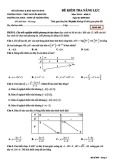 Đề thi KSCL môn Toán lớp 12 năm 2024-2025 - Trường THCS-THPT Nguyễn Khuyến, HCM