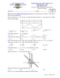 Đề thi KSCL môn Toán lớp 12 năm 2024-2025 - Trường THPT Thạch Thành 1, Thanh Hóa