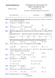 Đề thi KSCL môn Toán lớp 11 năm 2023-2024 có đáp án - Trường THPT Đội Cấn, Vĩnh Phúc (Lần 3)