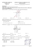 Đề thi KSCL môn Toán lớp 12 năm 2024-2025 - Trường THPT Gia Bình Số 1, Bắc Ninh