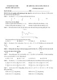 Đề thi môn Toán lớp 12 năm 2024-2025 - Trường THPT Quế Võ 1, Bắc Ninh (Đề thi tháng 10)
