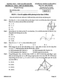 Đề kiểm tra thường xuyên môn Toán lớp 12 năm 2024-2025 - Trường THCS-THPT Nguyễn Khuyến, HCM