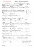 Đề thi KSCL môn Toán lớp 12 năm 2023-2024 có đáp án - Trường THPT Tĩnh Gia 1, Thanh Hóa (Lần 2)