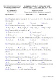 Đề thi KSCL môn Toán lớp 12 năm 2023-2024 - Sở GD&ĐT Hải Phòng (Lần 2)