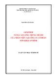 Luận văn Thạc sĩ Kinh tế: Giải pháp nâng cao lòng trung thành của nhân viên tại Công ty cổ phần Sonadezi An Bình