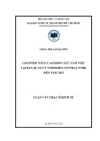Luận văn Thạc sĩ Kinh tế: Giải pháp nâng cao động lực làm việc tại ban quản lý Vinhomes central park đến năm 2025