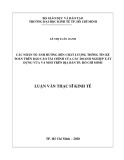 Luận văn Thạc sĩ Kinh tế: Các nhân tố ảnh hưởng đến chất lượng thông tin kế toán trên báo cáo tài chính của các doanh nghiệp xây dựng vừa và nhỏ trên địa bàn TP. Hồ Chí Minh