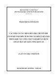Luận văn Thạc sĩ Kinh tế: Các nhân tố tác động đến việc chuyển đổi cơ sở kế toán dồn tích cho các đơn vị kế toán trong khu vực công Việt Nam khi vận dụng chuẩn mực kế toán công quốc tế