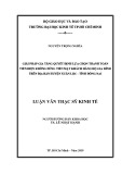 Luận văn Thạc sĩ Kinh tế: Giải pháp gia tăng quyết định lựa chọn thanh toán tiền điện KSDTM của khách hàng hộ gia đình trên địa bàn huyện Xuân Lộc, tỉnh Đồng Nai