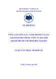 Luận văn Thạc sĩ Kinh tế: Nâng cao năng lực cạnh tranh của Gas Saigon Petro thuộc công ty dầu khí thành phố Hồ Chí Minh đến năm 2015