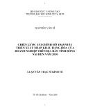 Luận văn Thạc sĩ Kinh tế: Chiến lược tài chính hỗ trợ phát triển xuất nhập khẩu hàng hóa của doanh nghiệp trên địa bàn tỉnh Đồng Nai đến năm 2010