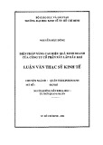 Luận văn Thạc sĩ Kinh tế: Biện pháp nâng cao hiệu quả kinh doanh của Công ty cổ phần Xây lắp Dầu khí