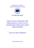 Luận văn Thạc sĩ Kinh tế: Đánh giá chất lượng dịch vụ hệ thống khách sạn 3 đến 5 sao của Saigontourist trên địa bàn thành phố Hồ Chí Minh