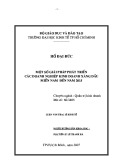 Luận văn Thạc sĩ Kinh tế: Một số giải pháp phát triển các doanh nghiệp kinh doanh xăng dầu miền Nam đến năm 2015