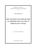 Luận văn Thạc sĩ Kinh tế: Phân tích khả năng sinh lợi theo các kênh bán hàng tại Công Ty TNHH TM & DV Vân Hậu