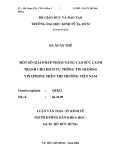 Luận văn Thạc sĩ Kinh tế: Một số giải pháp nhằm nâng cao sức cạnh tranh cho dịch vụ thông tin di động Vinaphone trên thị trường Việt Nam