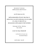 Luận văn Thạc sĩ Kinh tế: Nnhững định hướng về quản trị công ty nhằm nâng cao chất lượng báo cáo tài chính của công ty niêm yết tại Sở giao dịch chứng khoán TP.HCM