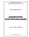 Luận văn Thạc sĩ Kinh tế: Hoạch định chiến lược phát triển Tổng Công ty xây dựng Sài Gòn (SGC) giai đoạn (2005-2015)