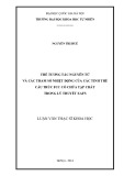 Tóm tắt luận văn Thạc sĩ Khoa học: Thế tương tác nguyên tử và các tham số nhiệt động của các tinh thể cấu trúc FCC có chứa tạp chất trong lý thuyết XAFS