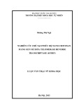 Luận văn Thạc sĩ Khoa học: Nghiên cứu chế tạo phức hệ nano chitosan mang gen mã hóa telomerase reverse transcriptase (hTERT)