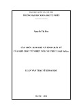 Tóm tắt luận văn Thạc sĩ Khoa học: Cấu trúc tinh thể và tính chất từ của hợp chất từ nhiệt với cấu trúc loại NaZn13