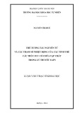 Luận văn Thạc sĩ Khoa học: Thế tương tác nguyên tử và các tham số nhiệt động của các tinh thể cấu trúc FCC có chứa tạp chất trong lý thuyết XAFS