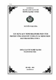 Khóa luận tốt nghiệp: Xây dựng quy trình Bradford phân tích protein tổng số huyết tương bệnh nhân Đái tháo đường type 2