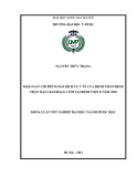 Khóa luận tốt nghiệp: Khảo sát chi phí ngoài dịch vụ y tế của bệnh nhân bệnh thận mạn giai đoạn cuối tại Bệnh viện E năm 2020