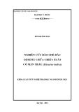 Khóa luận tốt nghiệp: Nghiên cứu bào chế dầu gội đầu chứa chiết xuất cỏ mần trầu