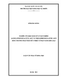 Luận văn Thạc sĩ Khoa học: Nghiên cứu khả năng xử lý đất nhiễm 2,4-Diclophenoxyacetic axit và Triclophenoxyacetic axit bằng phương pháp phân hủy nhiệt có mặt nano kim loại