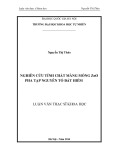 Luận văn Thạc sĩ Khoa học: Nghiên cứu tính chất màng mỏng ZnO pha tạp nguyên tố đất hiếm