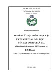 Khóa luận tốt nghiệp: Nghiên cứu đặc điểm thực vật và thành phần hóa học của cây Cỏ rươi lá bắc (Murdannia bracteata J.K.Morton ex D.Y.Hong)