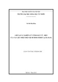 Luận văn Thạc sĩ Khoa học: Chế tạo và nghiên cứu tính chất từ - điện của vật liệu nhiệt điện hệ orthor ferrit La(TiCoFe)O3