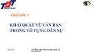 Bài giảng Kỹ năng soạn thảo văn bản trong Tố tụng dân sự: Chương 1 - Trường ĐH Tôn Đức Thắng