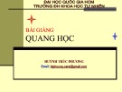 Bài giảng Quang học: Chương 2 -  Huỳnh Trúc Phương