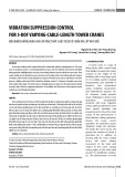 Vibration suppression control for 5-DOF varying-cable-length tower cranes