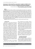 Assessment of the dental fear and anxiety in patients admitted to the Dental Clinic of Hue University of Medicine and Pharmacy Hospital