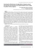 Evaluating the effectiveness and applicability of ubiquitous-based learning about post-operative care of gastrointestinal cancer surgery for patients’ family caregivers