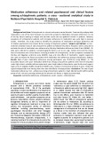 Medication adherence and related psychosocial and clinical factors among schizophrenic patients: A cross - sectional analytical study in National Psychiatric Hospital 2, Vietnam