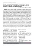 Clinical, endoscopic, histopathological characteristics of patients with colorectal polyps - Endoscopy Gastroenterology Center, Hue University of Medicine and Pharmacy Hospital