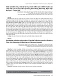 Khảo sát kiến thức, thái độ và thực hành kiểm soát nhiễm khuẩn của nhân viên y tế và sinh viên tại Phòng khám Răng Hàm Mặt, Bệnh viện Đại học Y - Dược Huế