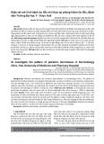 Khảo sát mô hình bệnh da liễu nhi khoa tại phòng khám Da liễu, Bệnh viện Trường Đại học Y - Dược Huế