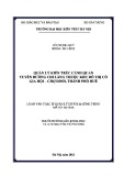 Luận văn Thạc sĩ Quản lý đô thị và công trình: Quản lý kiến trúc cảnh quan tuyến đường Chi Lăng thuộc Khu đô thị cổ Gia Gội - Chợ Dinh, thành phố Huế