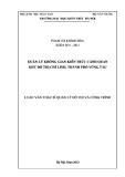 Luận văn Thạc sĩ Quản lý đô thị và công trình: Quản lý không gian kiến trúc cảnh quan khu đô thị Chí Linh, thành phố Vũng Tàu