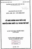 Luận văn Thạc sĩ Kiến trúc: Tổ chức không gian phố đi bộ Nguyễn Đình Chiểu tại thành phố Huế