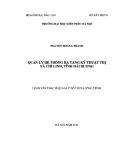 Luận văn Thạc sĩ Quản lý đô thị và công trình: Quản lý hệ thống hạ tầng kỹ thuật thị xã Chí Linh, tỉnh Hải Dương