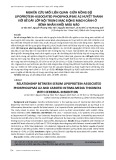 Nghiên cứu mối liên quan giữa nồng độ Lipoprotein-associated phospholipsae A2 huyết thanh với bề dày lớp nội trung mạc động mạch cảnh ở bệnh nhân nhồi máu não