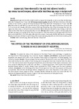 Đánh giá tình hình điều trị nội trú bệnh lý khối u tại khoa Tai Mũi Họng, Bệnh viện trường Đại học Y Dược Huế